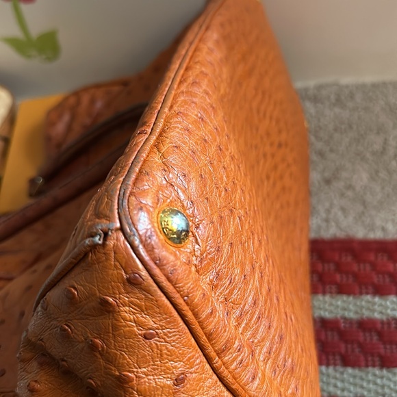 Prada vintage ostrich leather tote bag - Picture 5 of 16